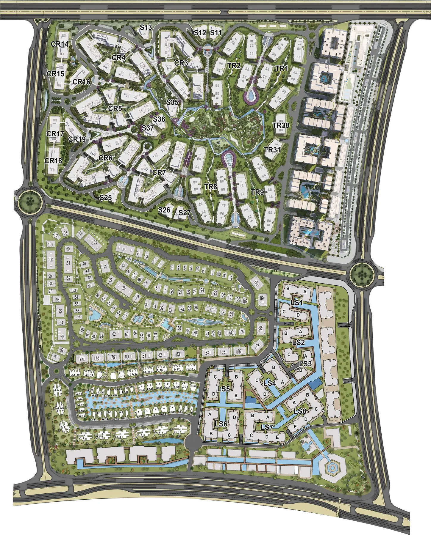 Master plan Bloomfields